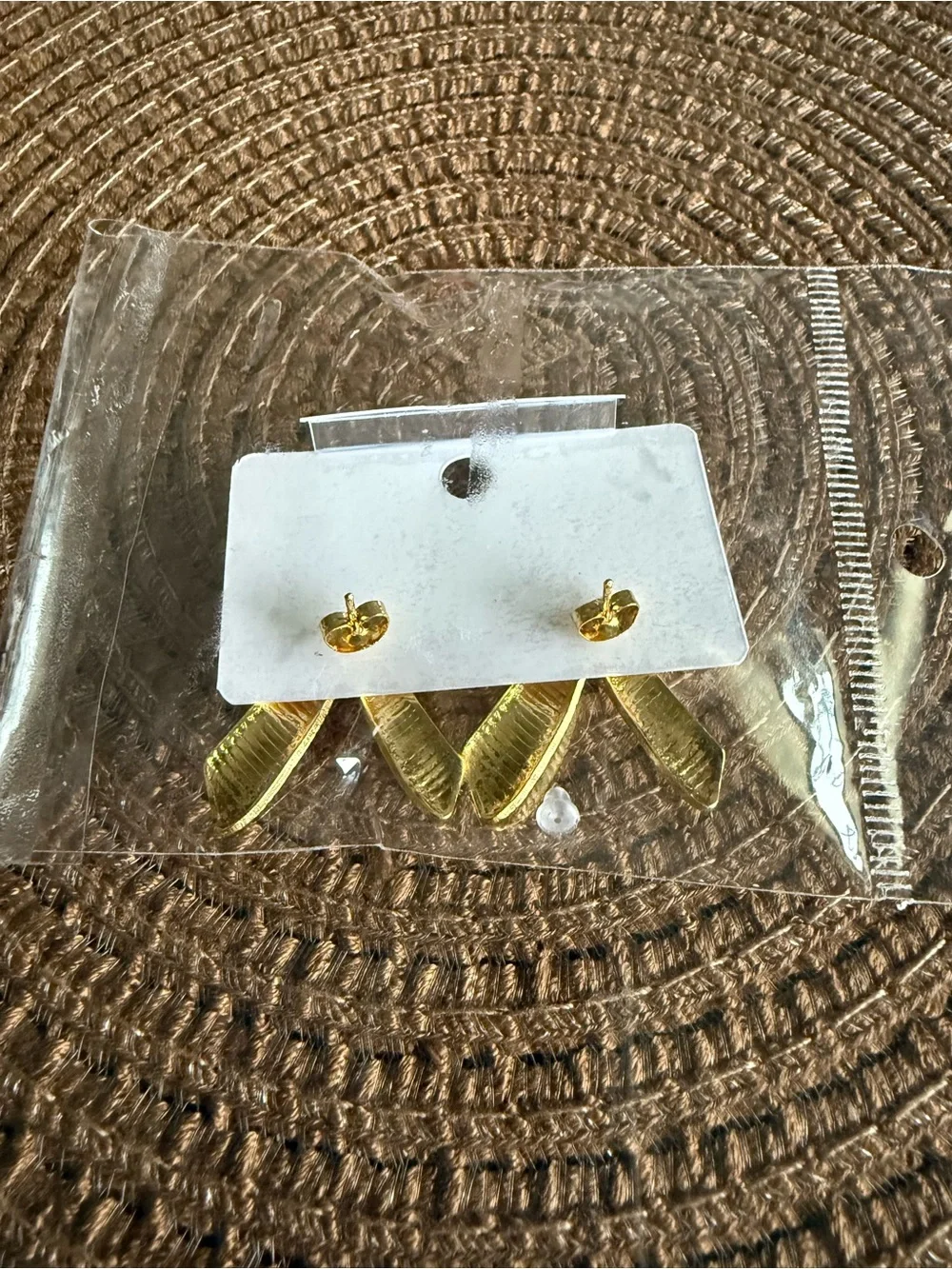 3 pairs stainless steel earrings bundle